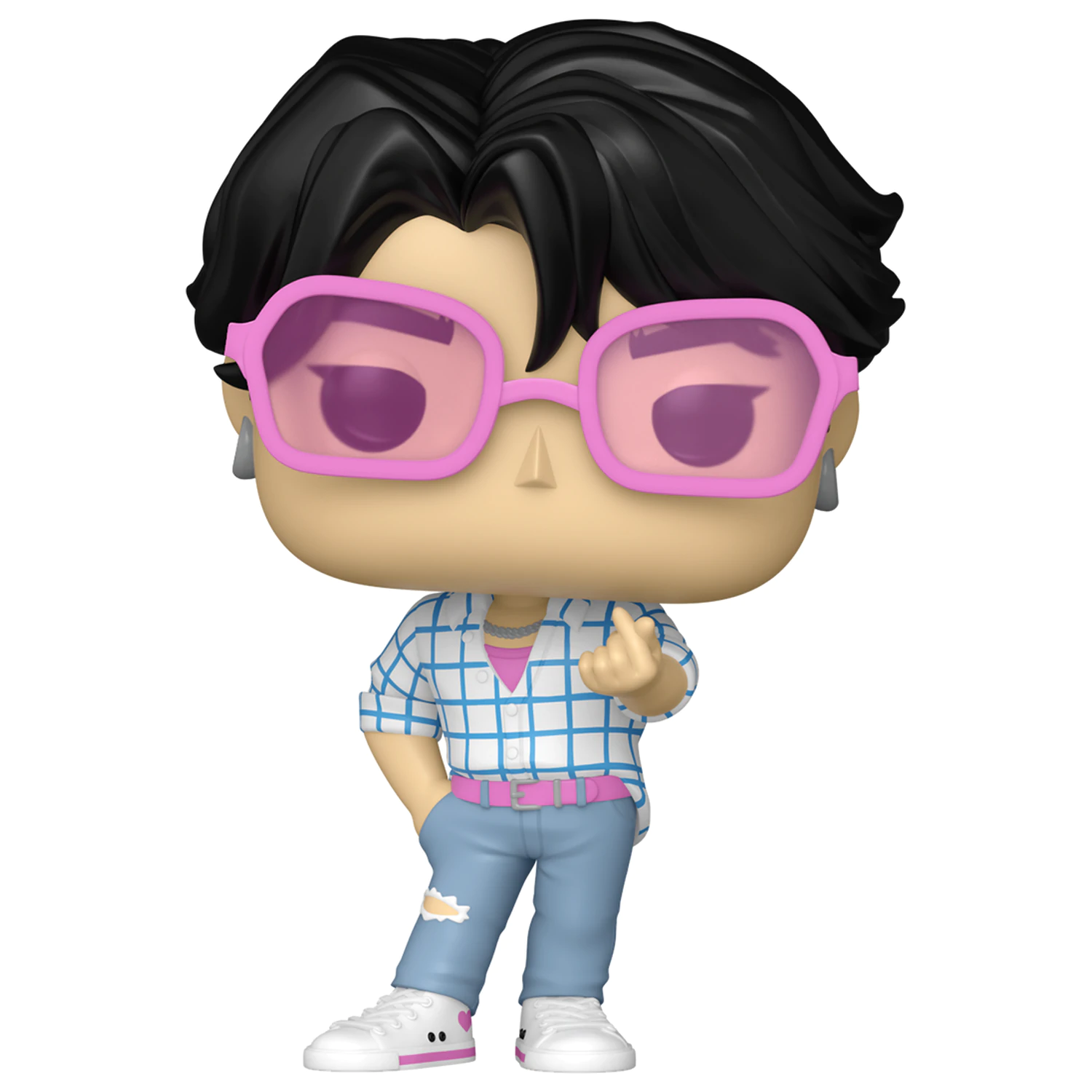 KPop Demon Hunters Funko POP! Animation Vinyl figurák Jinu w/Chase 9 cm 5 + 1 csomag termékfotó