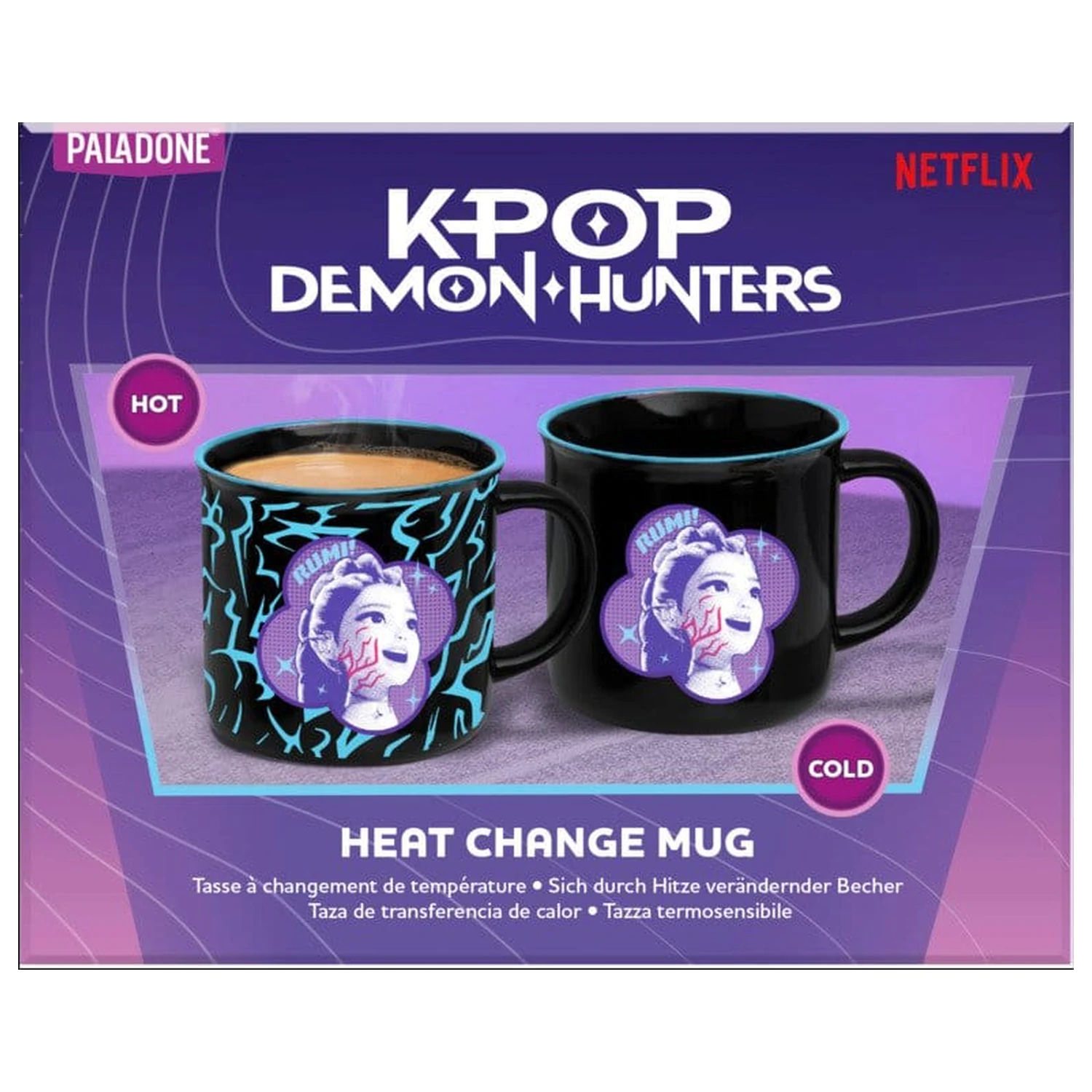 KPop Demon Hunters hőre változó bögre termékfotó