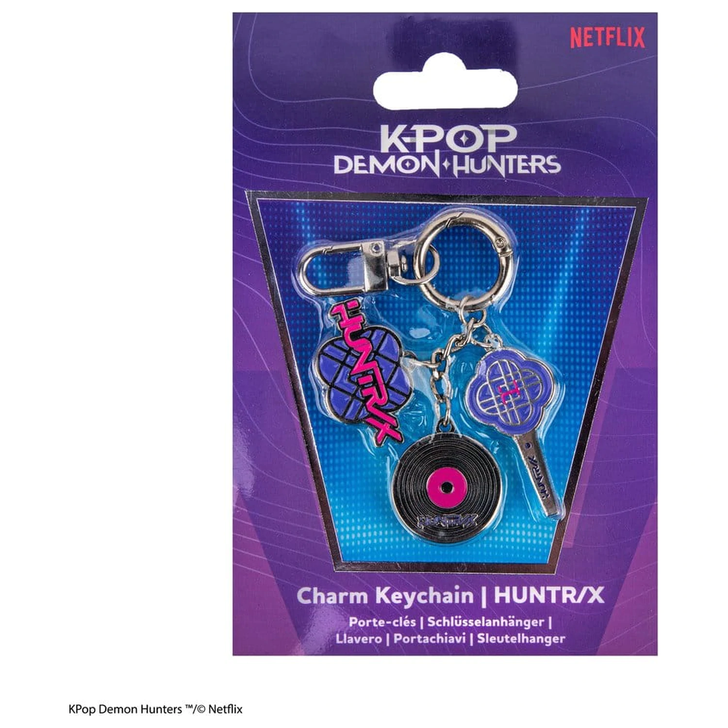 KPop Demon Hunters HUNTR/X charm kulcstartó termékfotó