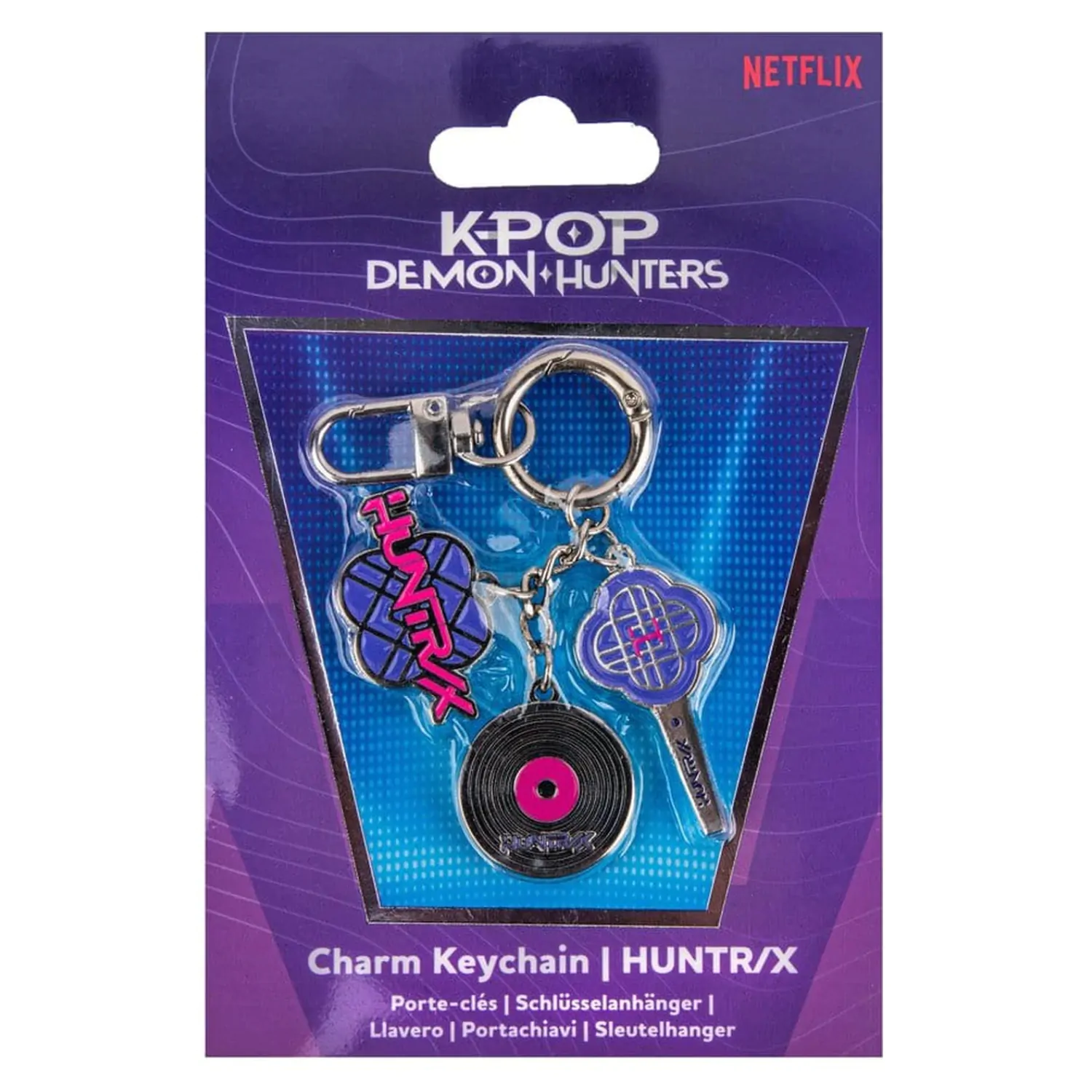 KPop Demon Hunters HUNTR/X charm kulcstartó termékfotó