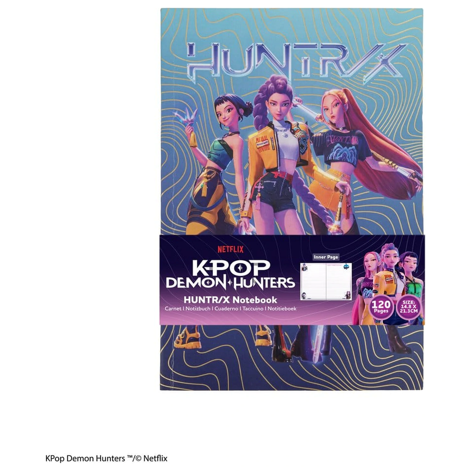 KPop Demon Hunters HUNTR/X jegyzetfüzet  termékfotó