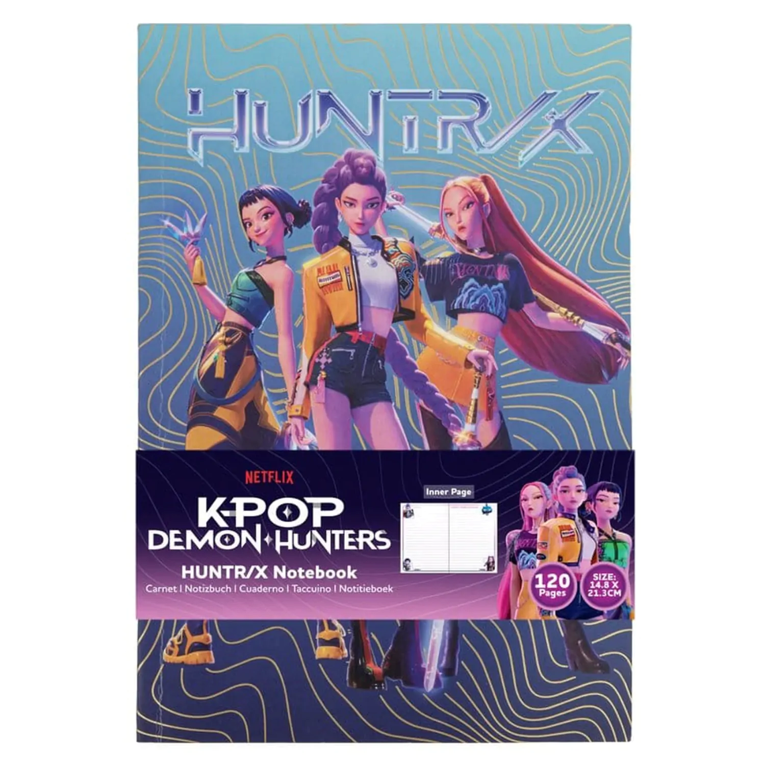 KPop Demon Hunters HUNTR/X jegyzetfüzet  termékfotó