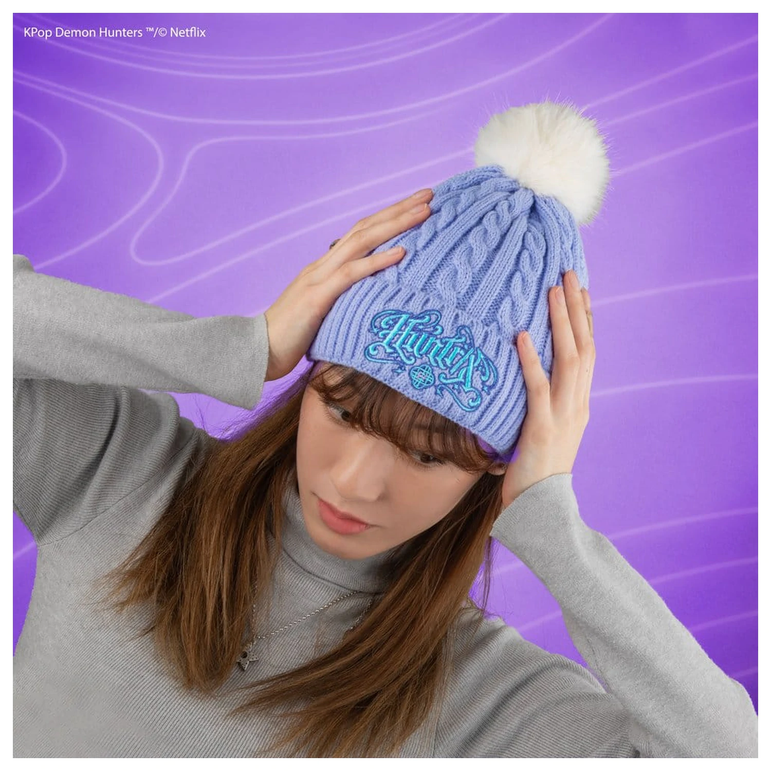 KPop Demon Hunters HUNTR/X kötött sapka termékfotó