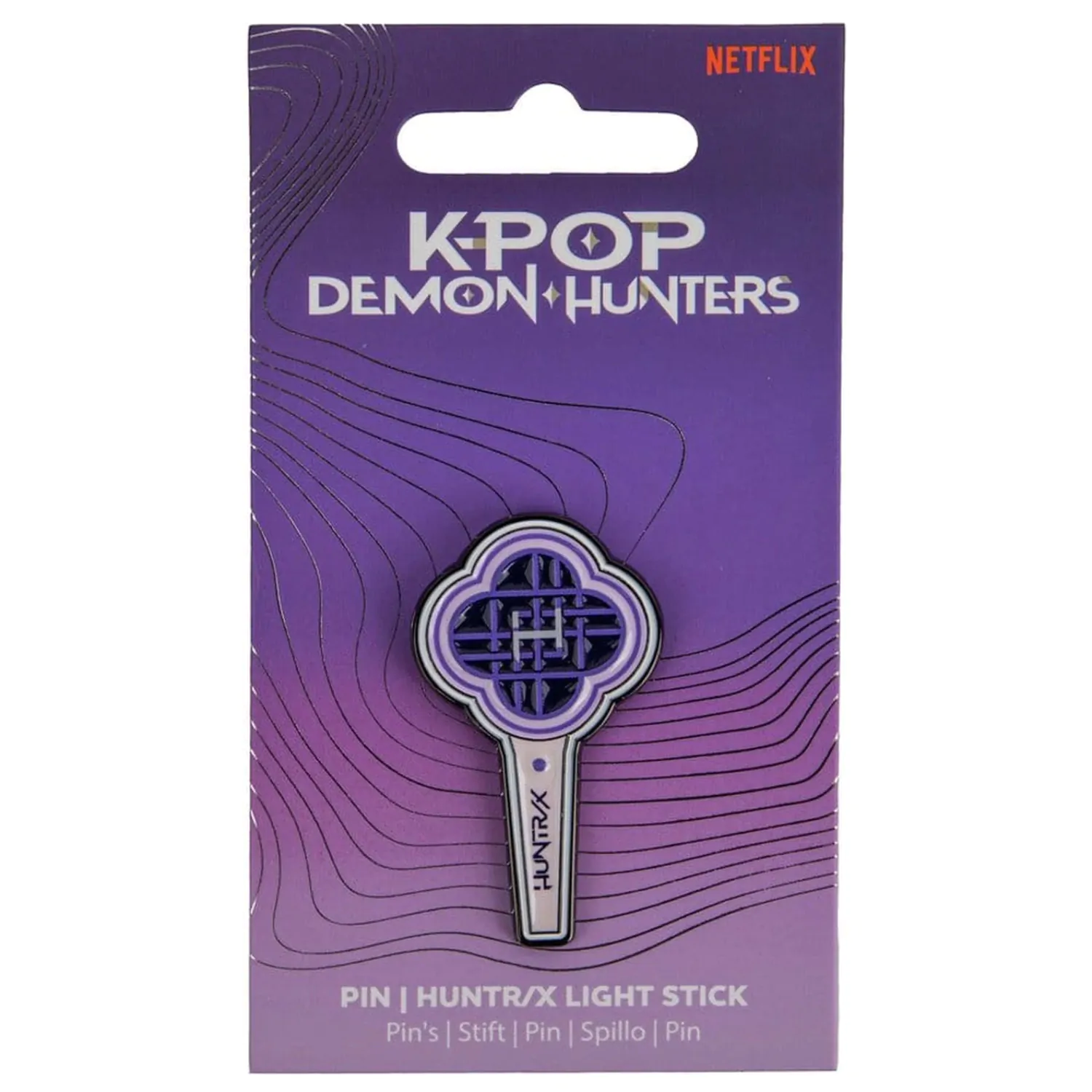 KPop Demon Hunters HUNTR/X Light Stick kitűző termékfotó