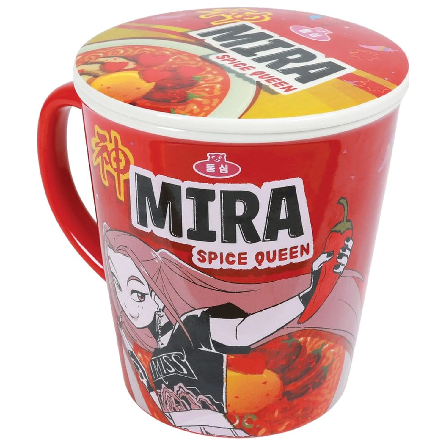 Kpop Demon Hunters Huntr/x Ramen bögre fedéllel termékfotó