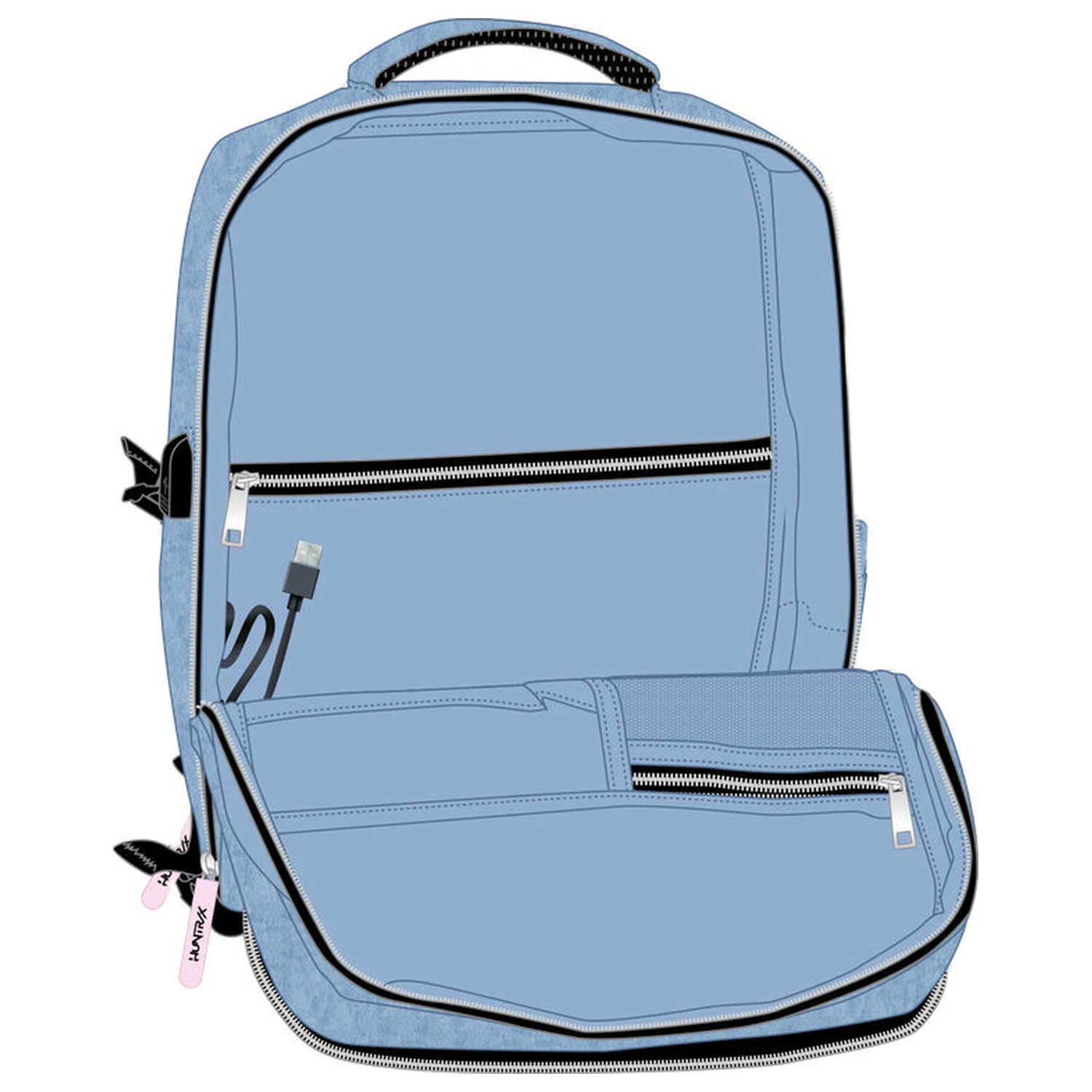 Kpop Demon Hunters Huntrix kabin táska 44cm termékfotó