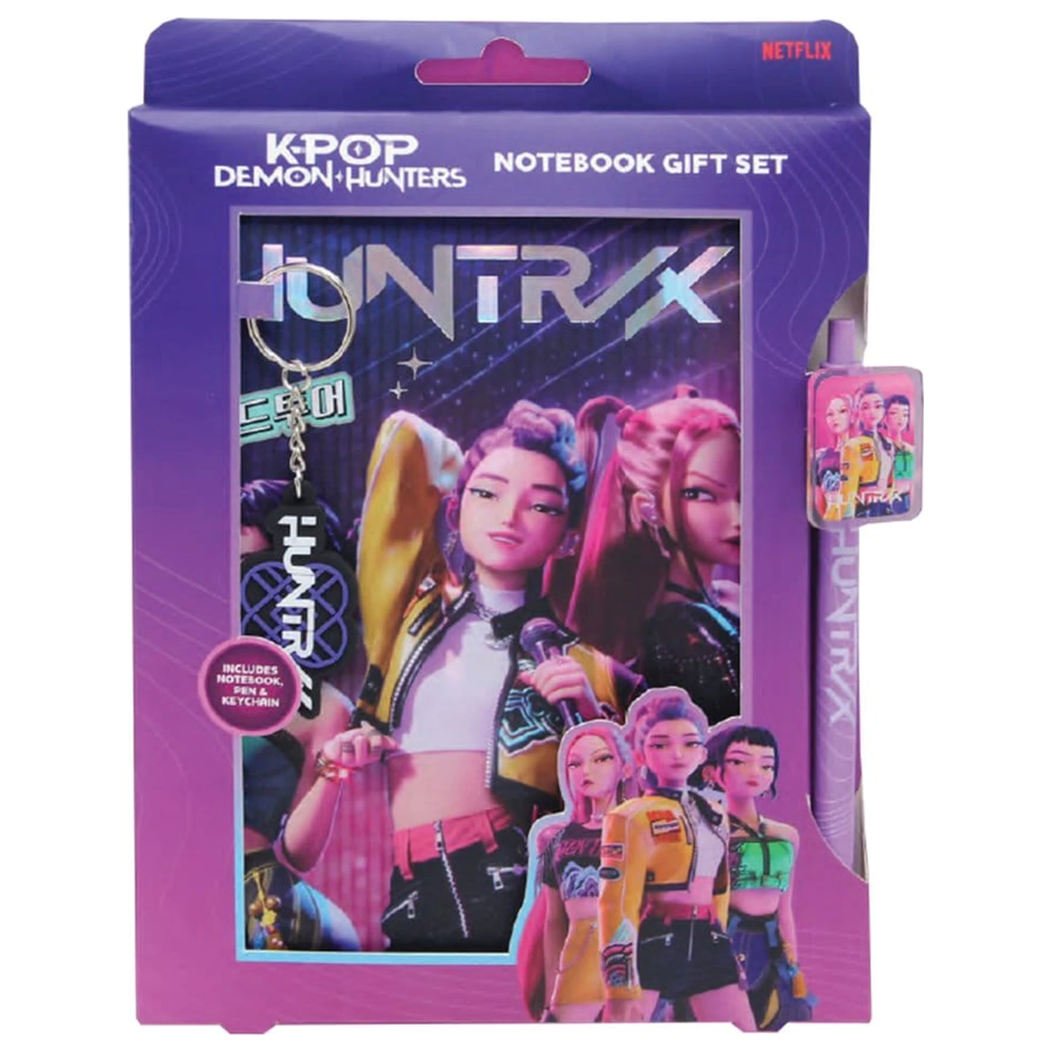 KPop Demon Hunters jegyzetfüzet ajándékcsomag Huntr/x termékfotó