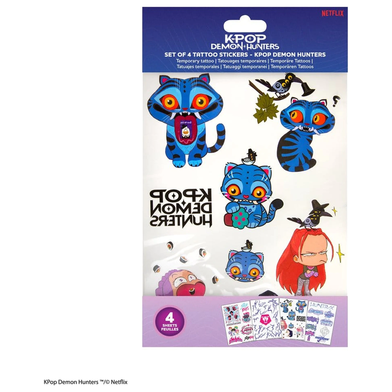 KPop Demon Hunters KPop Demon Hunters tetoválás matrica  termékfotó