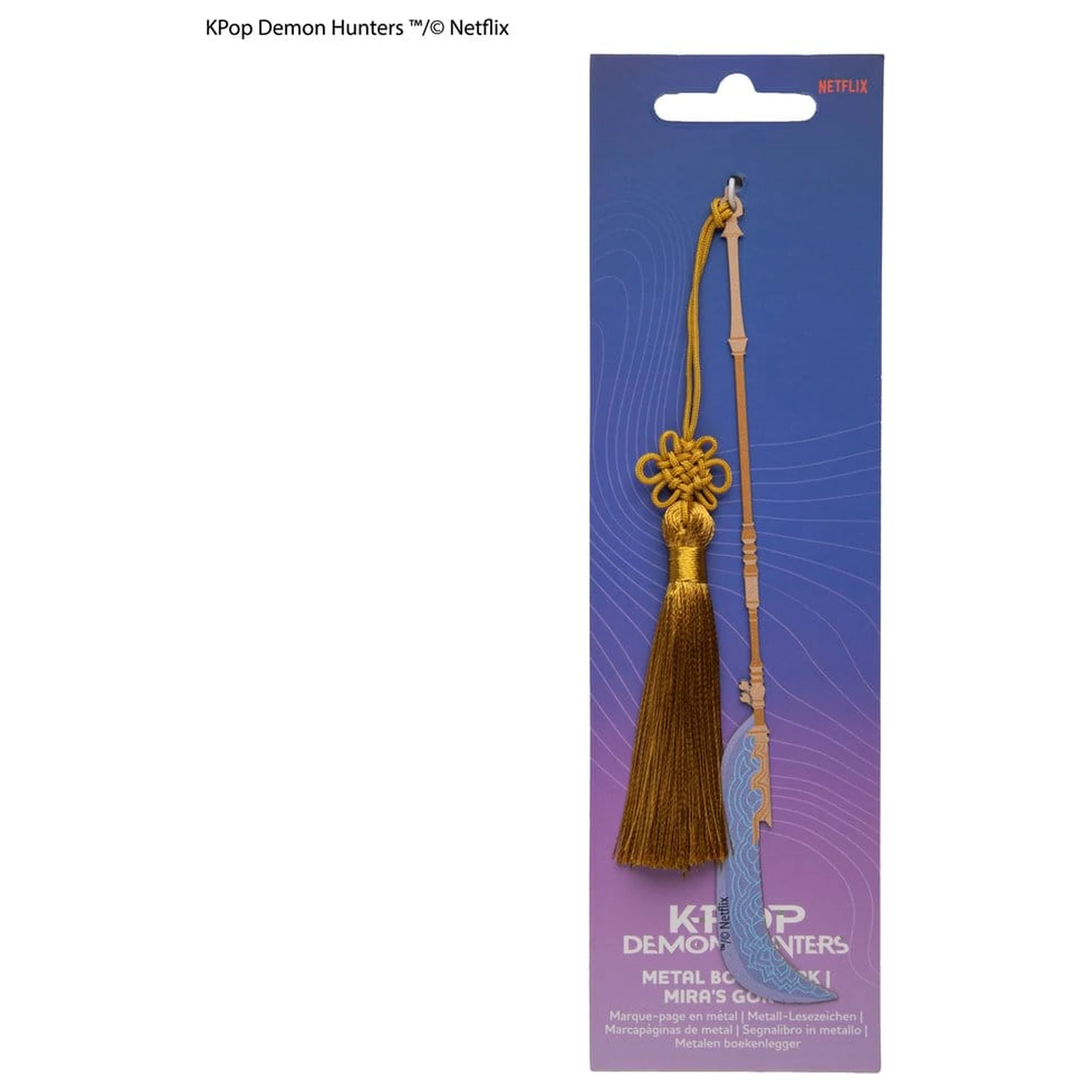 KPop Demon Hunters Mira's Gok-do fém könyvjelző termékfotó