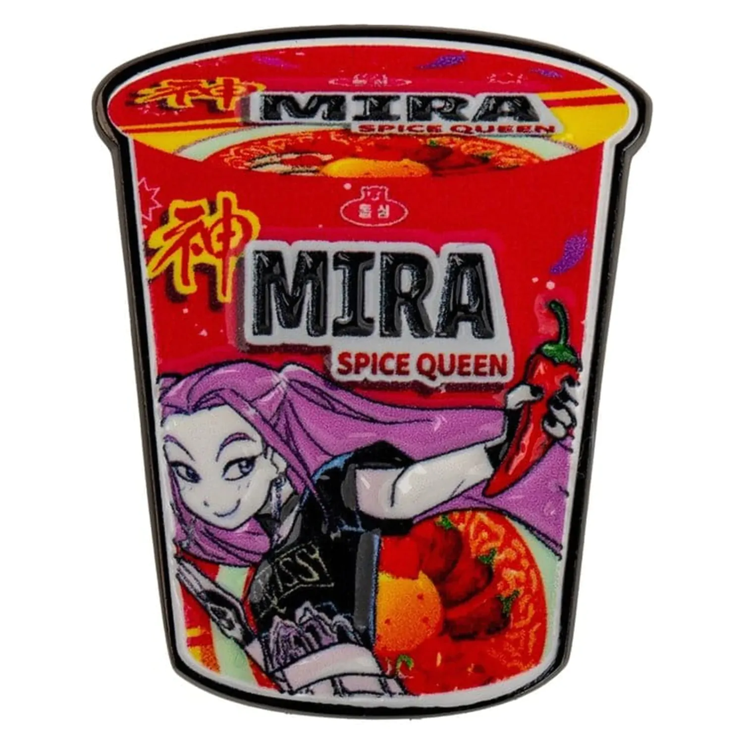 KPop Demon Hunters Mira Spice Queen Noodles kitűző termékfotó