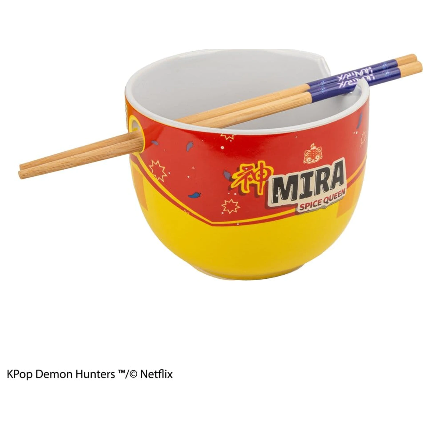 KPop Demon Hunters Mira Spice Queen Ramen tál és evőpálcika termékfotó
