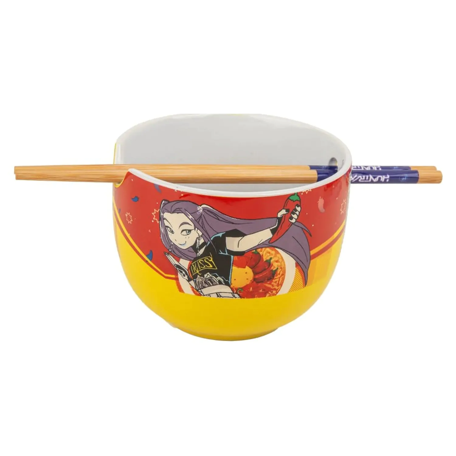 KPop Demon Hunters Mira Spice Queen Ramen tál és evőpálcika termékfotó