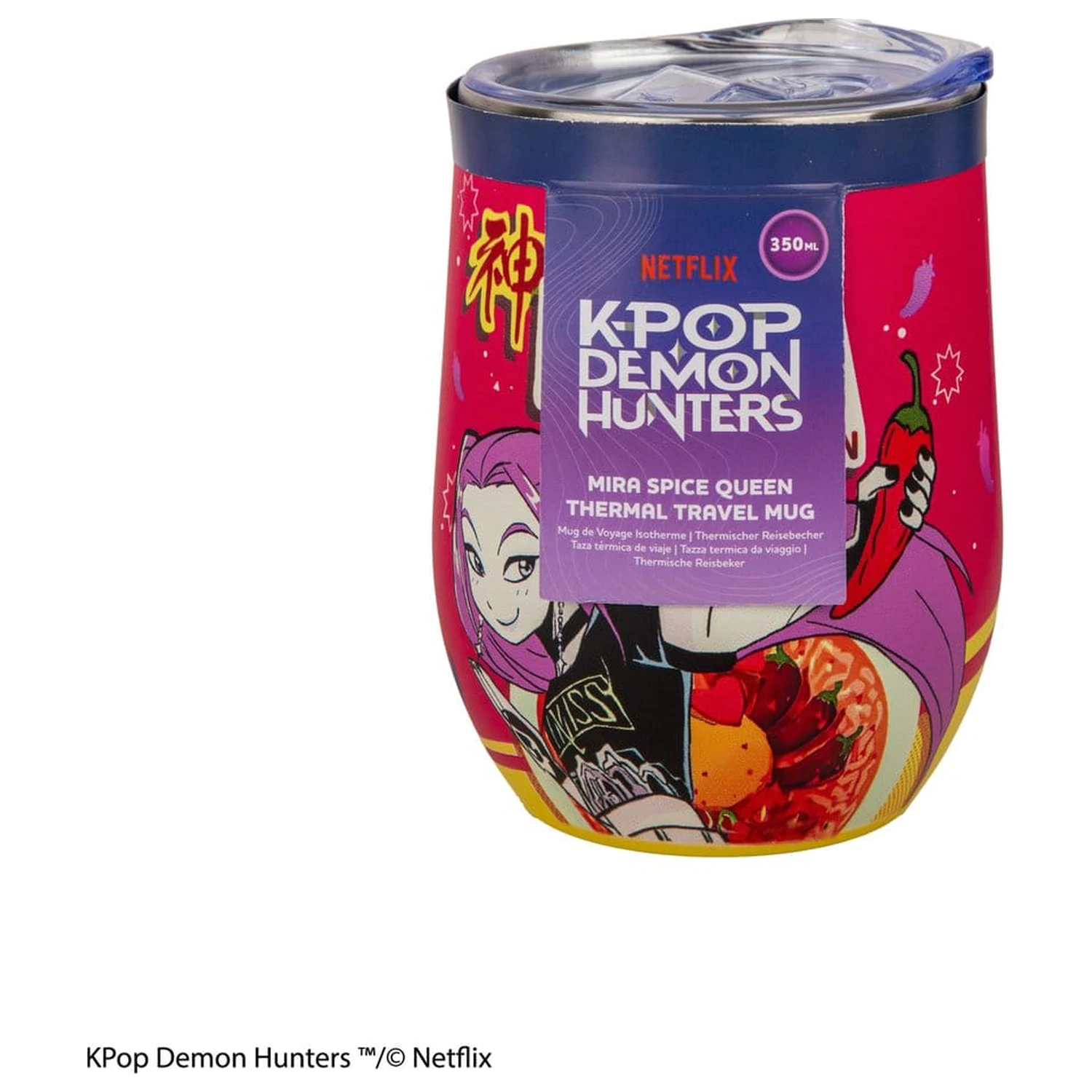 KPop Demon Hunters Mira Spice Queen utazó bögre  termékfotó