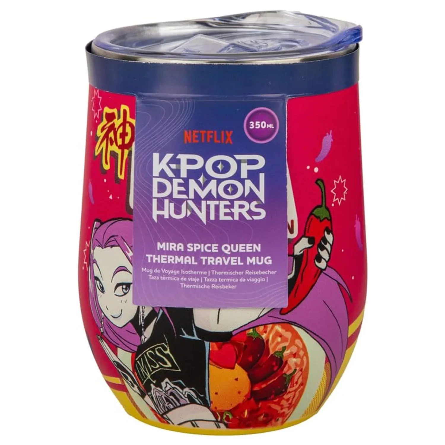 KPop Demon Hunters Mira Spice Queen utazó bögre  termékfotó