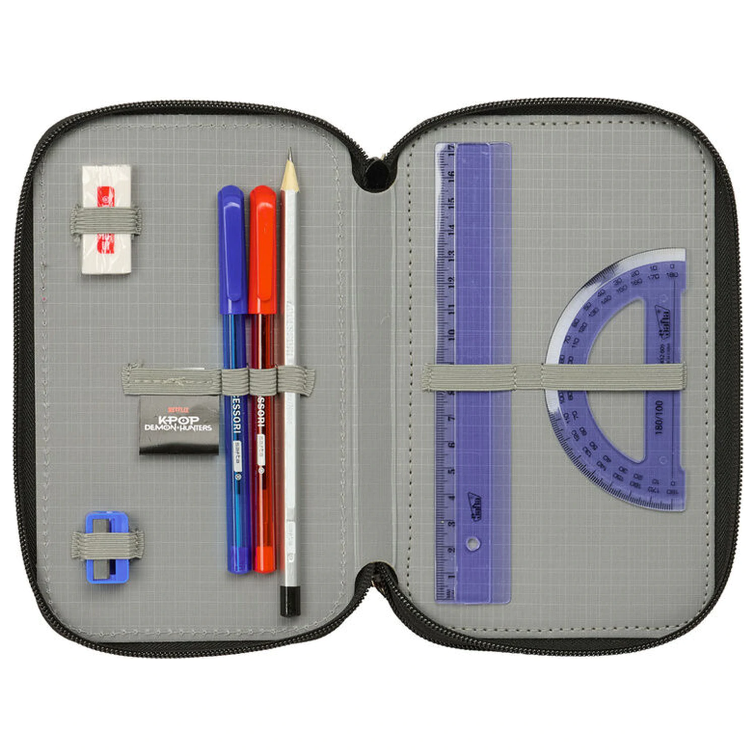 Kpop Demon Hunters Negra tripla töltött tolltartó 37db-os termékfotó