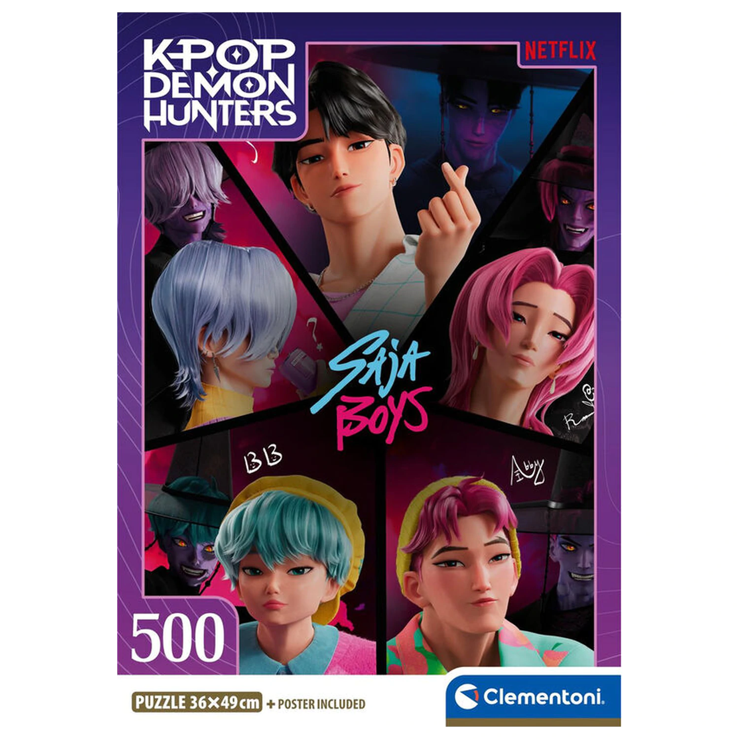 Kpop Demon Hunters puzzle 500db-os termékfotó