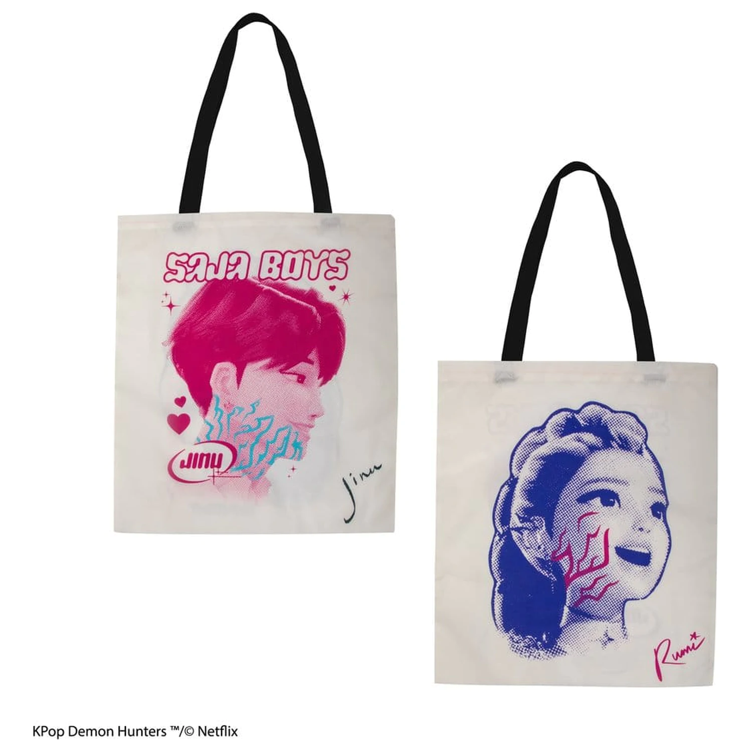 KPop Demon Hunters Rumi & Jinu bevásárlótáska  termékfotó