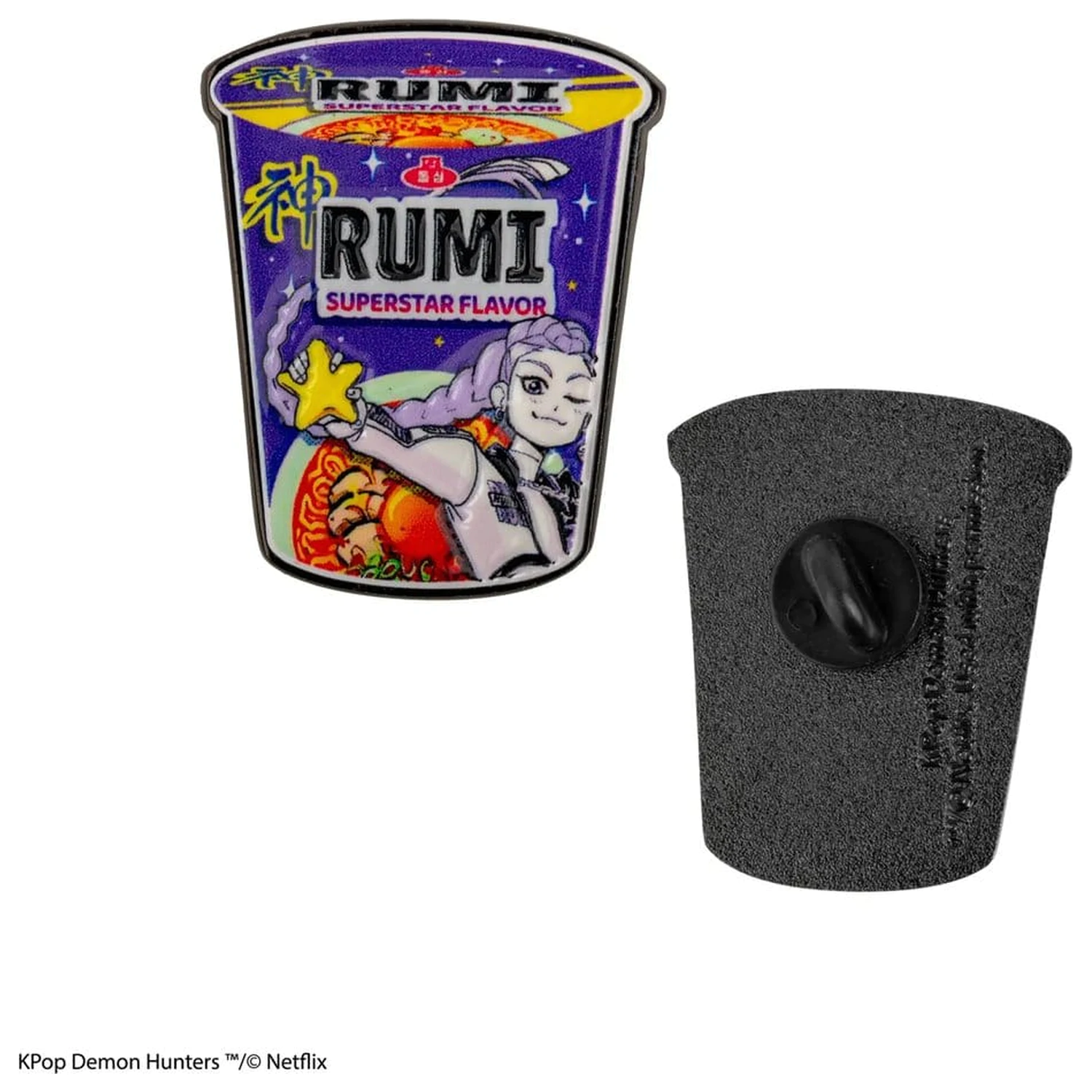 KPop Demon Hunters Rumi Superstar Flavor Noodles kitűző  termékfotó