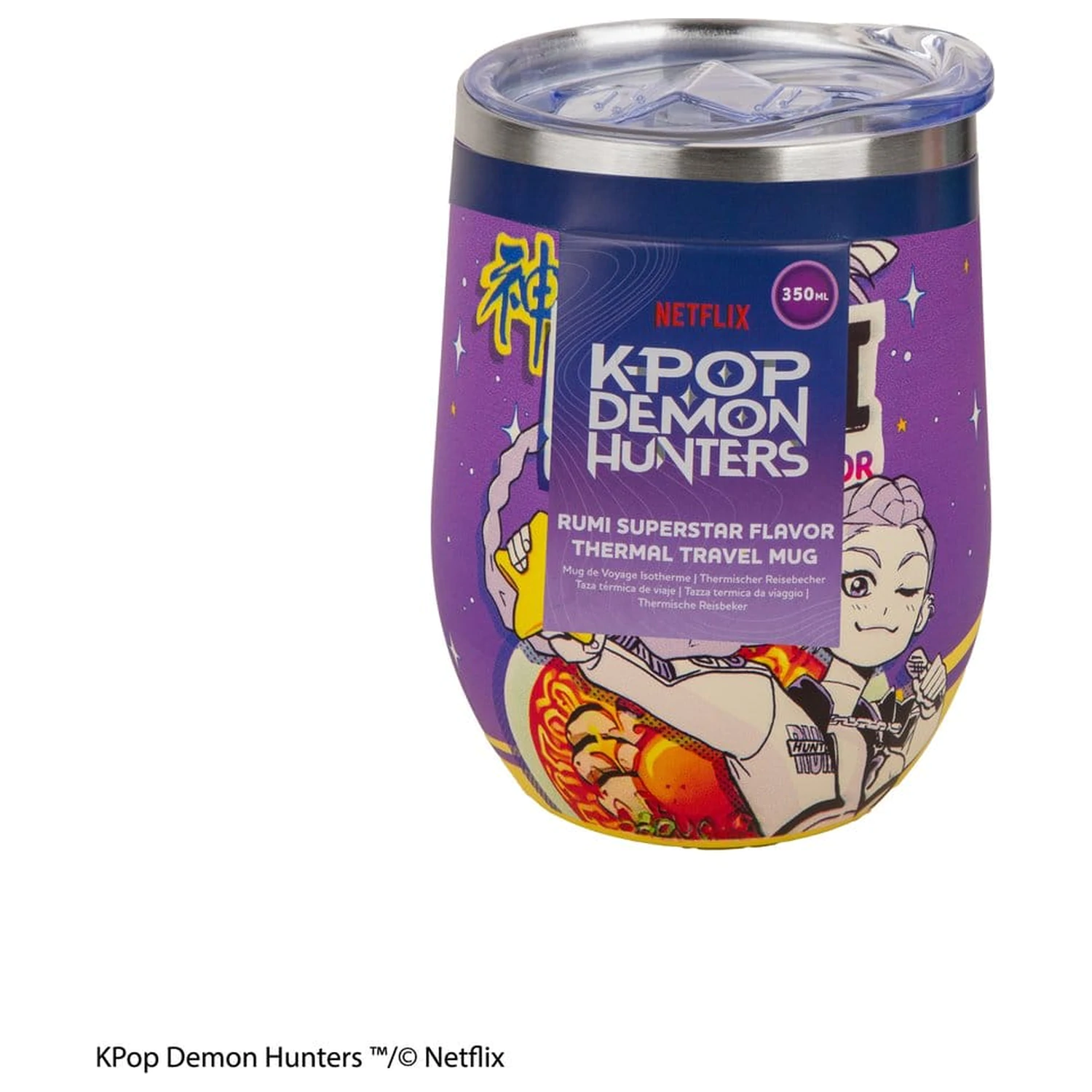 KPop Demon Hunters Rumi Superstar Flavor utazó bögre termékfotó