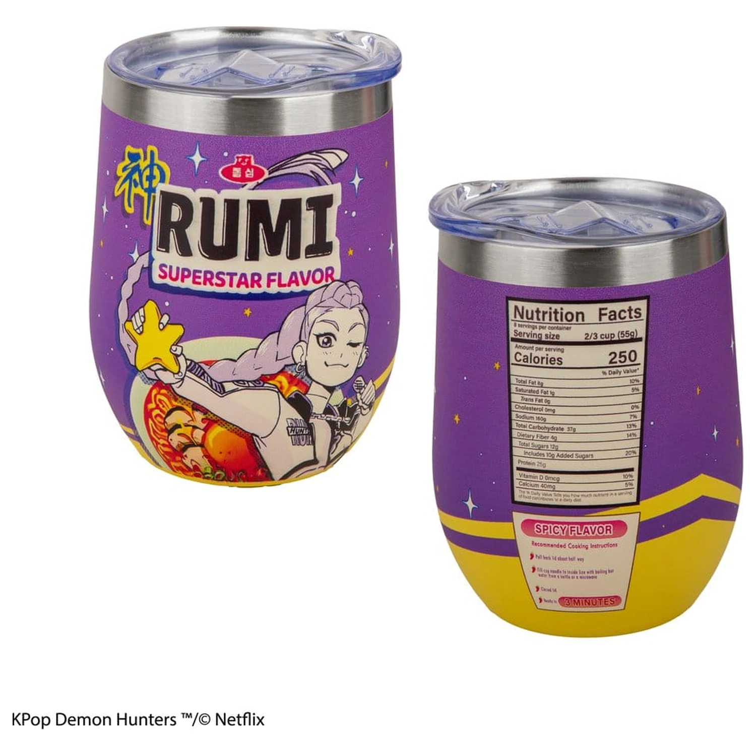 KPop Demon Hunters Rumi Superstar Flavor utazó bögre termékfotó
