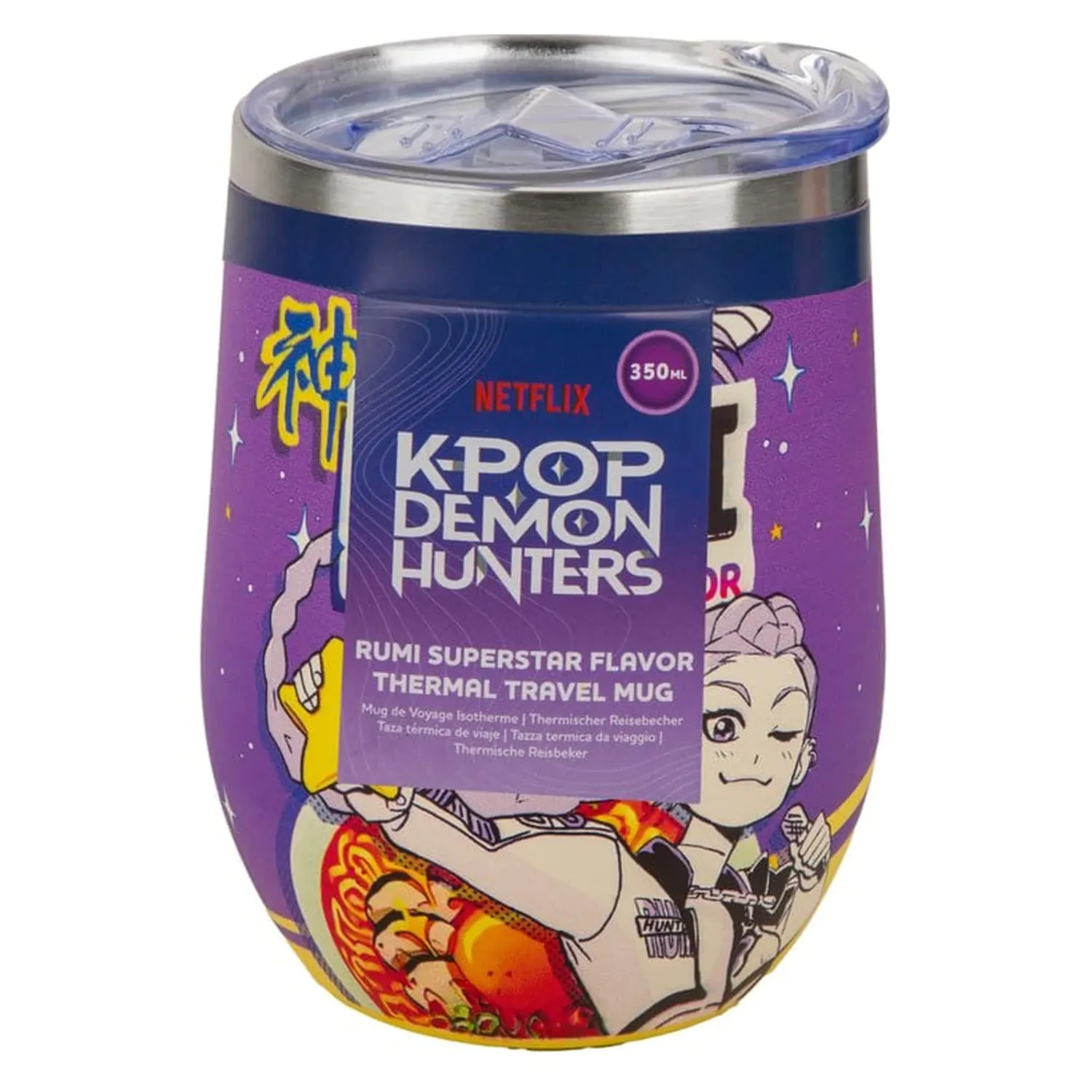 KPop Demon Hunters Rumi Superstar Flavor utazó bögre termékfotó