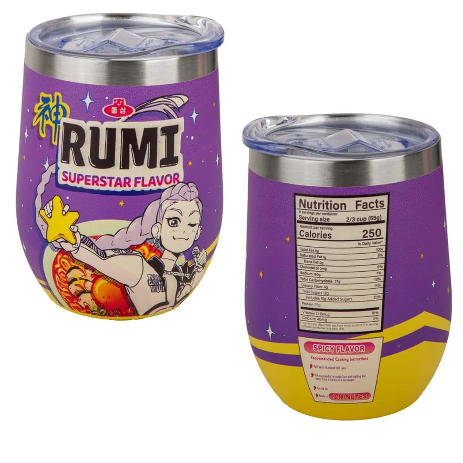 KPop Demon Hunters Rumi Superstar Flavor utazó bögre termékfotó