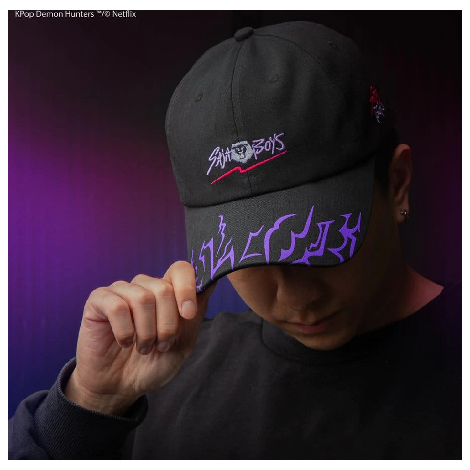 KPop Demon Hunters Saja boys baseball sapka termékfotó