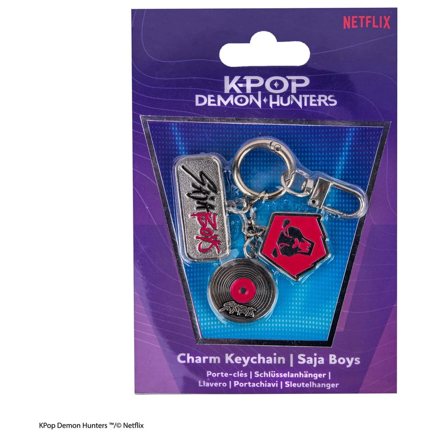 KPop Demon Hunters Saja Boys charm kulcstartó termékfotó