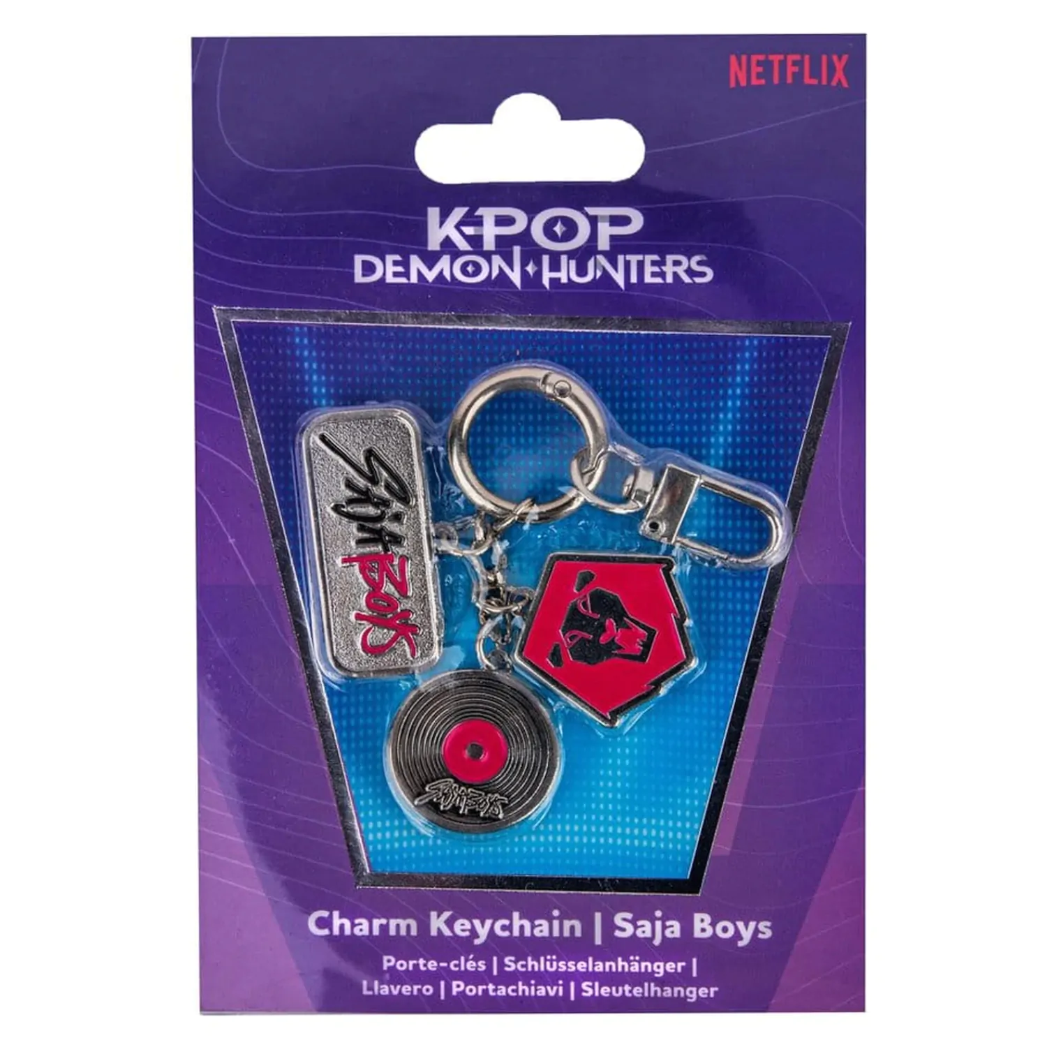 KPop Demon Hunters Saja Boys charm kulcstartó termékfotó
