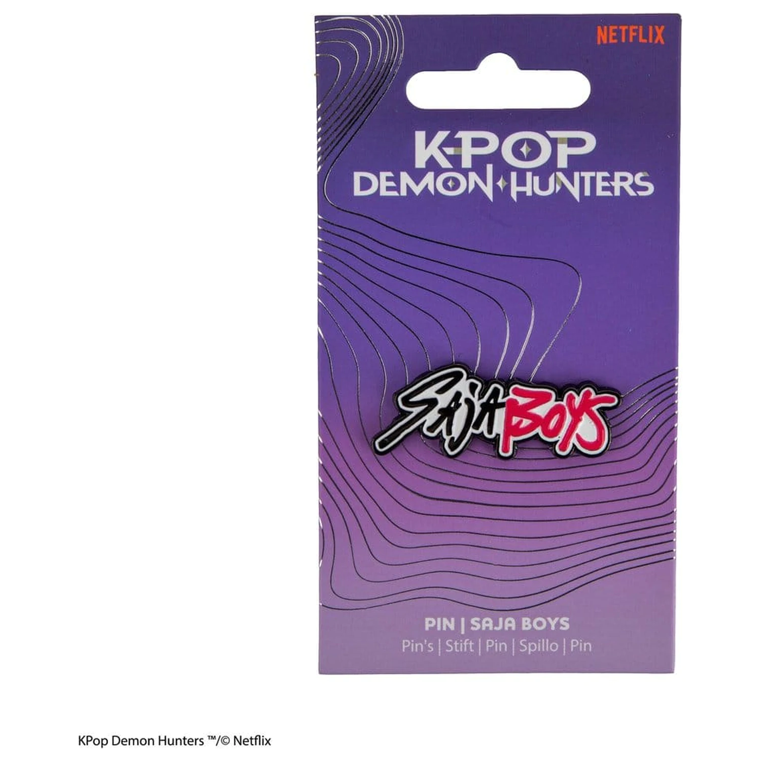 KPop Demon Hunters Saja Boys kitűző termékfotó