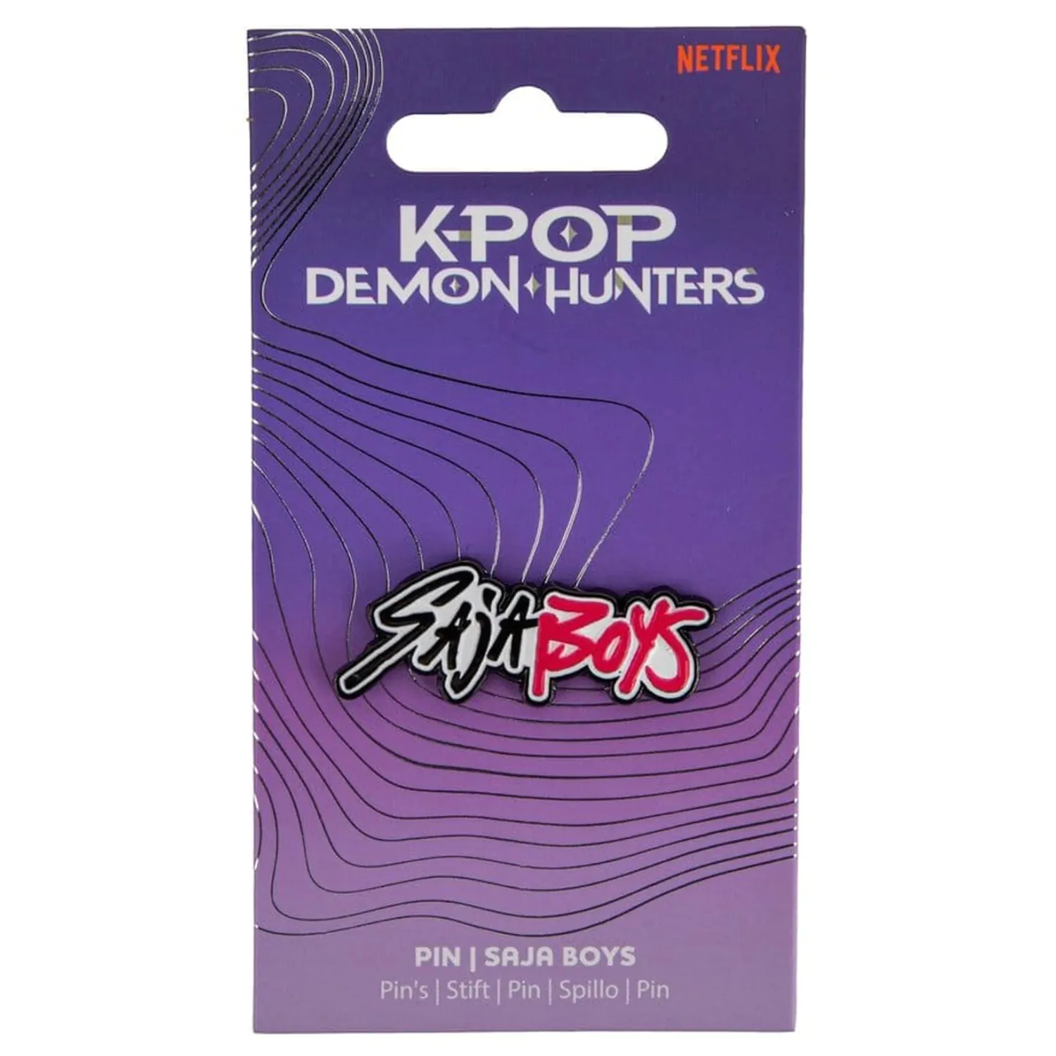 KPop Demon Hunters Saja Boys kitűző termékfotó