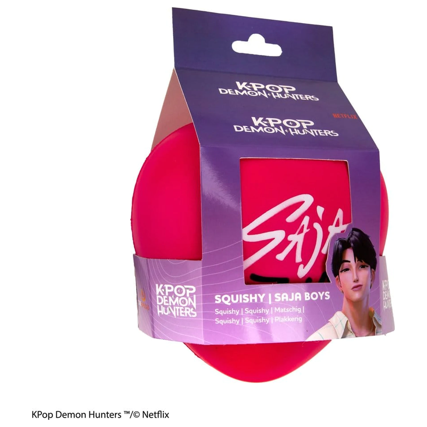 KPop Demon Hunters Saja Boys Squishy Anti Stress figura termékfotó