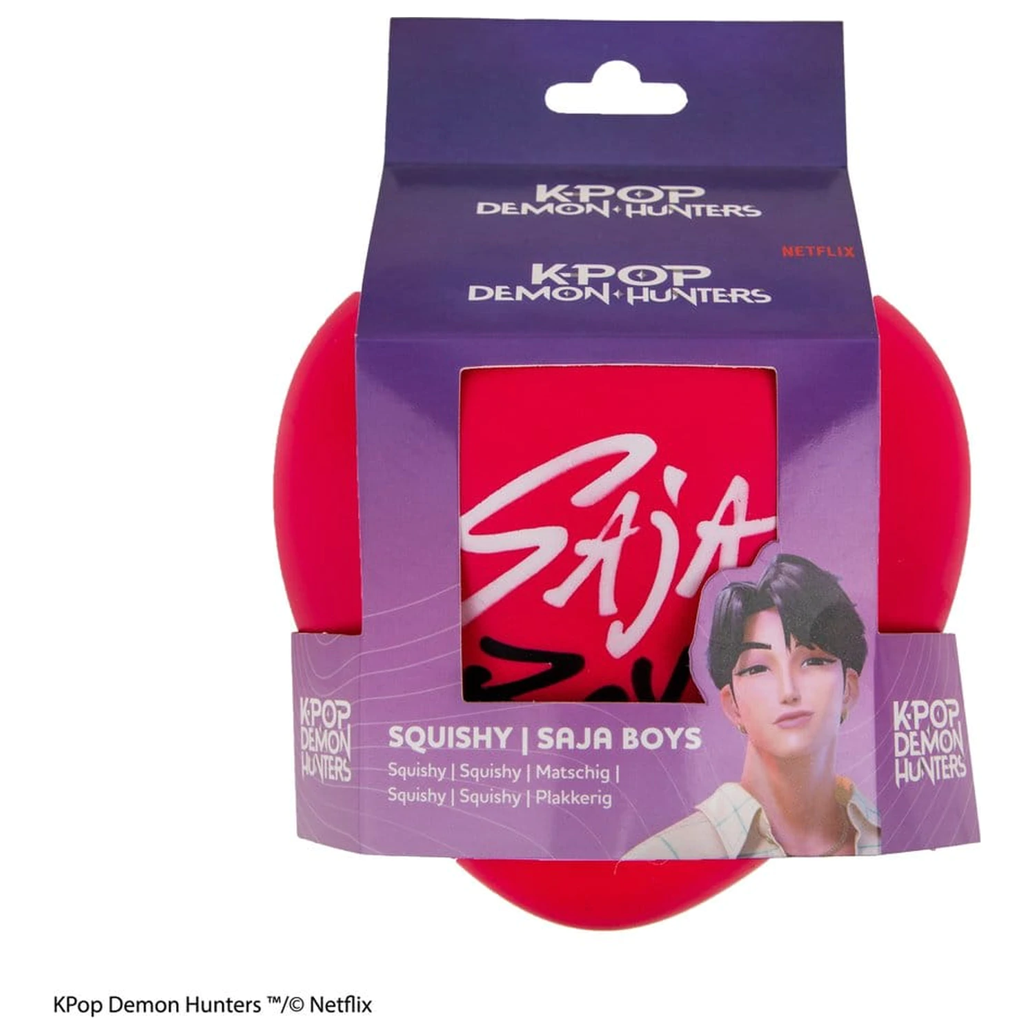 KPop Demon Hunters Saja Boys Squishy Anti Stress figura termékfotó