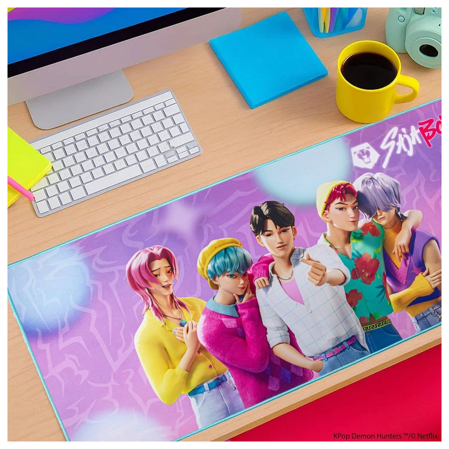KPop Demon Hunters Saja Boys XL asztali alátét termékfotó