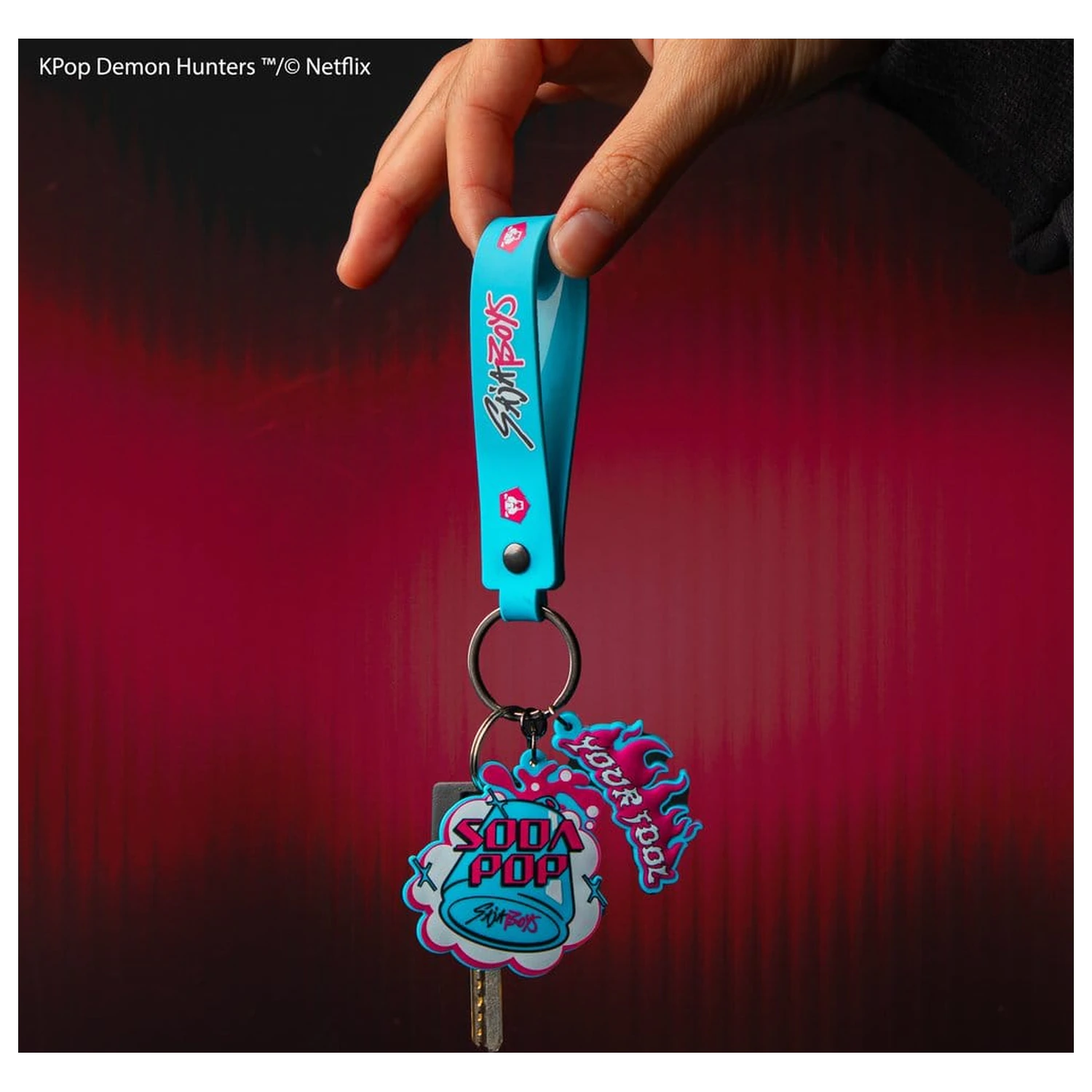 KPop Demon Hunters Soda Pop kulcstartó termékfotó