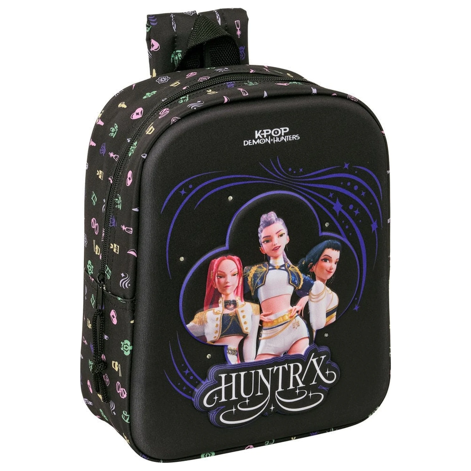 Kpop Demon Hunters Sound LED-es 3D táska hátizsák 27cm termékfotó