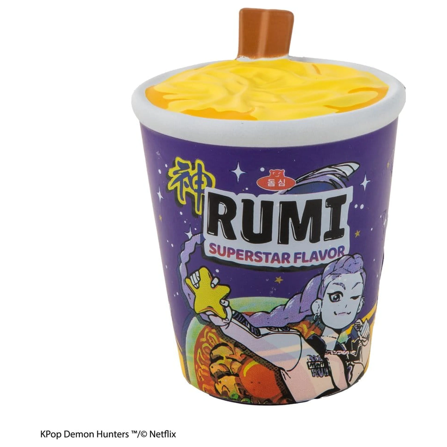 KPop Demon Hunters Squishy Rumi Superstar Flavor Noodles Anti Stress figura termékfotó