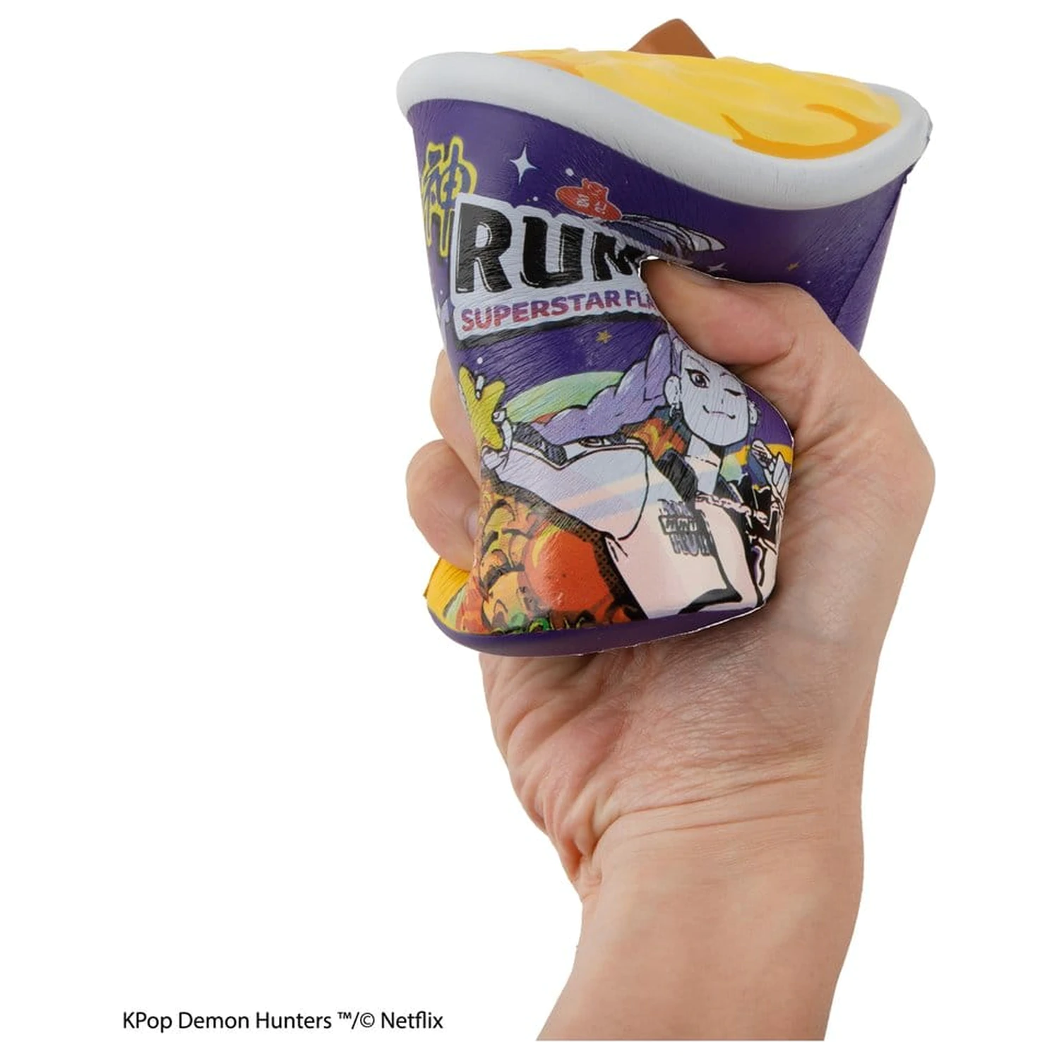 KPop Demon Hunters Squishy Rumi Superstar Flavor Noodles Anti Stress figura termékfotó