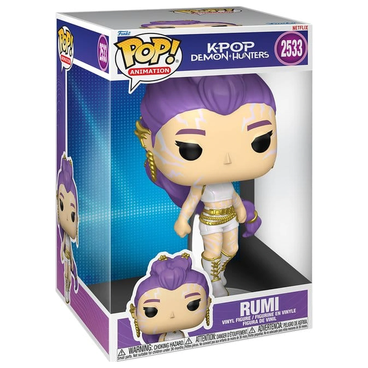 KPop Demon Hunters Super Sized Jumbo Funko POP! Vinyl figura Rumi 25 cm  termékfotó