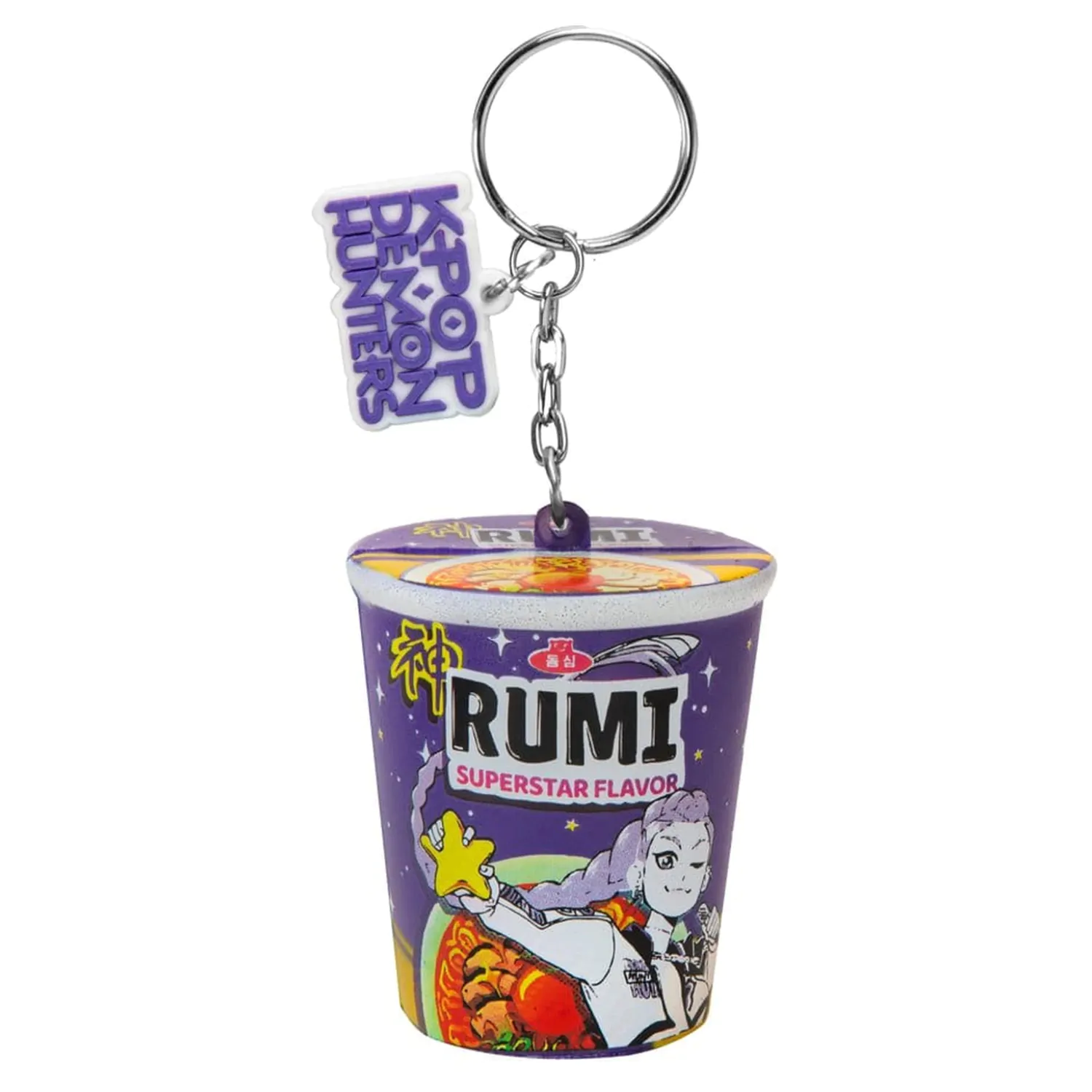 KPop Demon Hunters Superstar Flavor Noodles Squishy kulcstartó Rumi  termékfotó