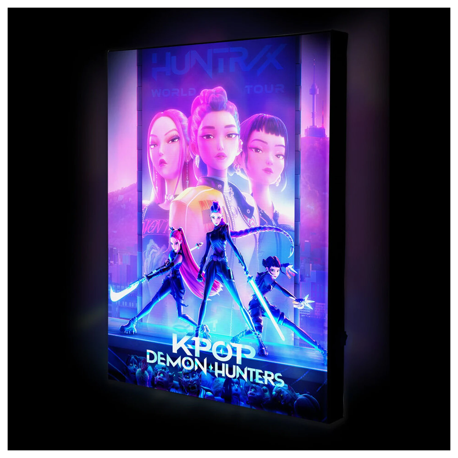 KPop Demon Hunters világító vászon poszter termékfotó