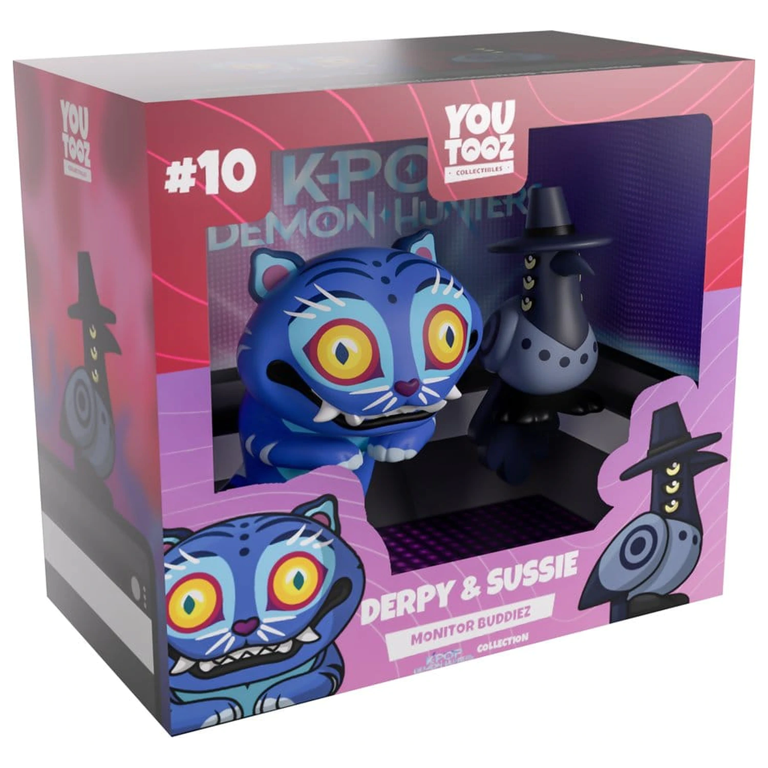 KPop Demon Hunters Vinyl figurák Derpy & Sussie Monitor Buddiez 6-8 cm termékfotó