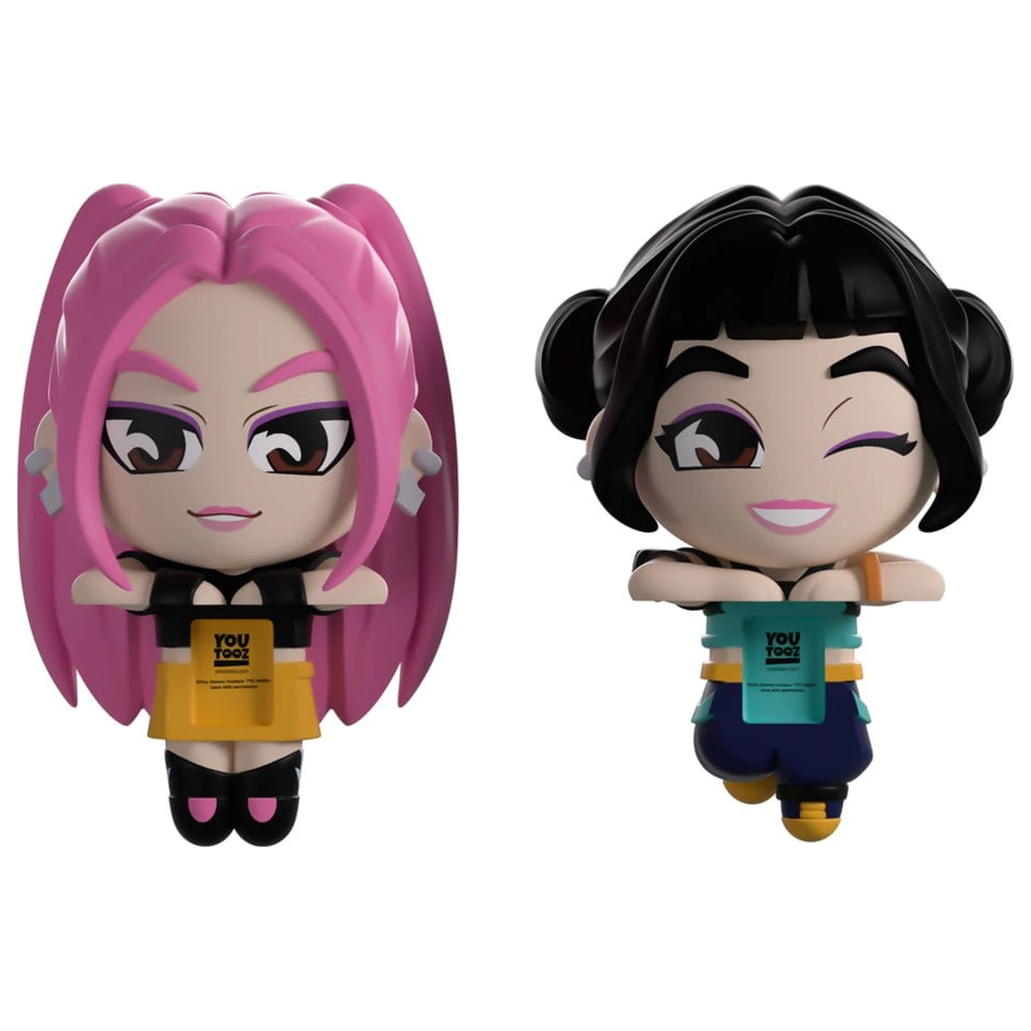 KPop Demon Hunters Vinyl figurák Mira & Zoey Monitor Buddiez 6 cm termékfotó