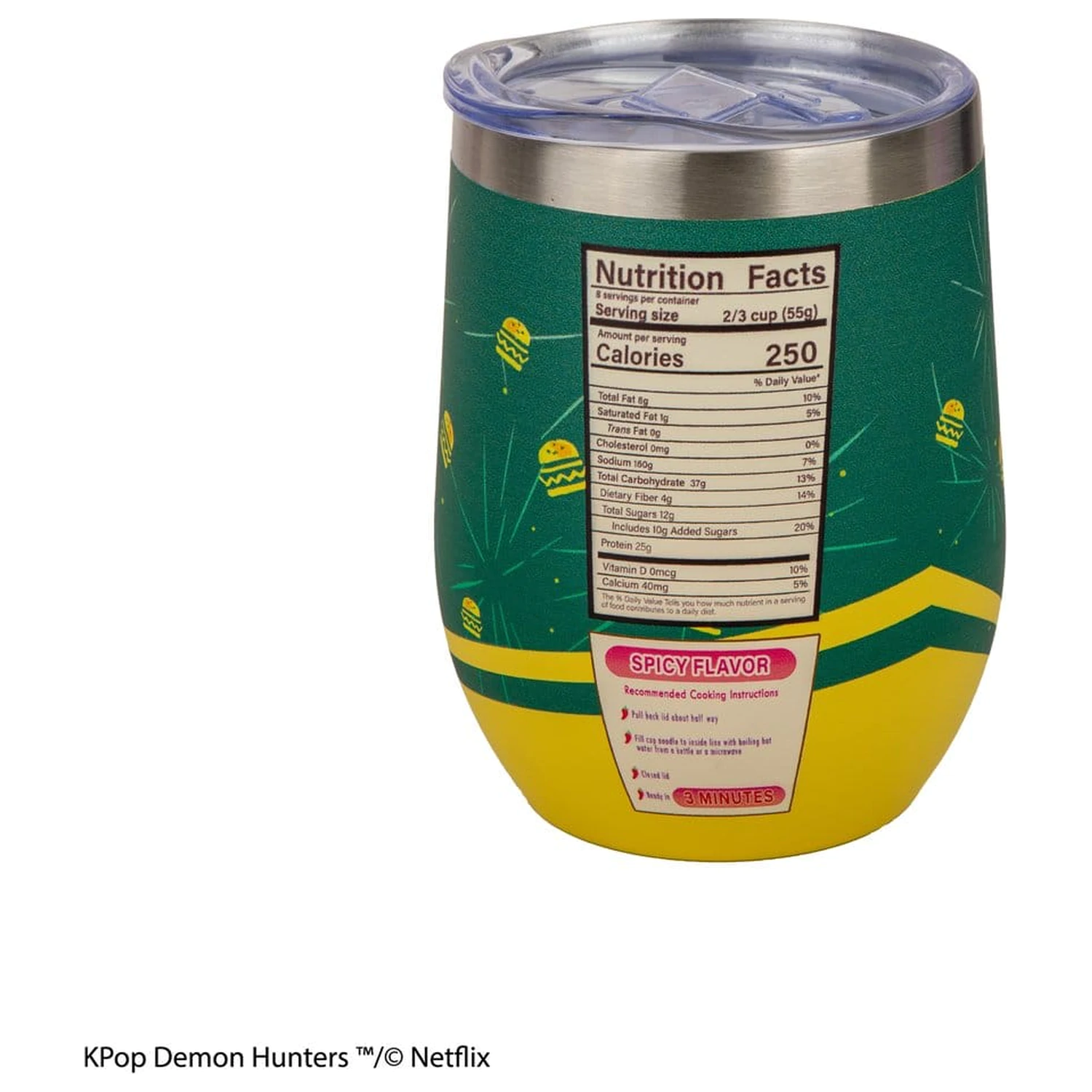 KPop Demon Hunters Zoey Hamburger utazó bögre  termékfotó