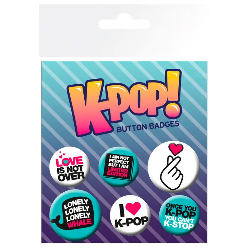 KPOP Quotes kitűző csomag termékfotó
