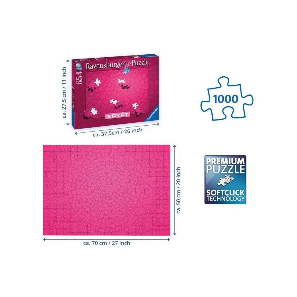 Krypt Pink puzzle (654 darab) termékfotó