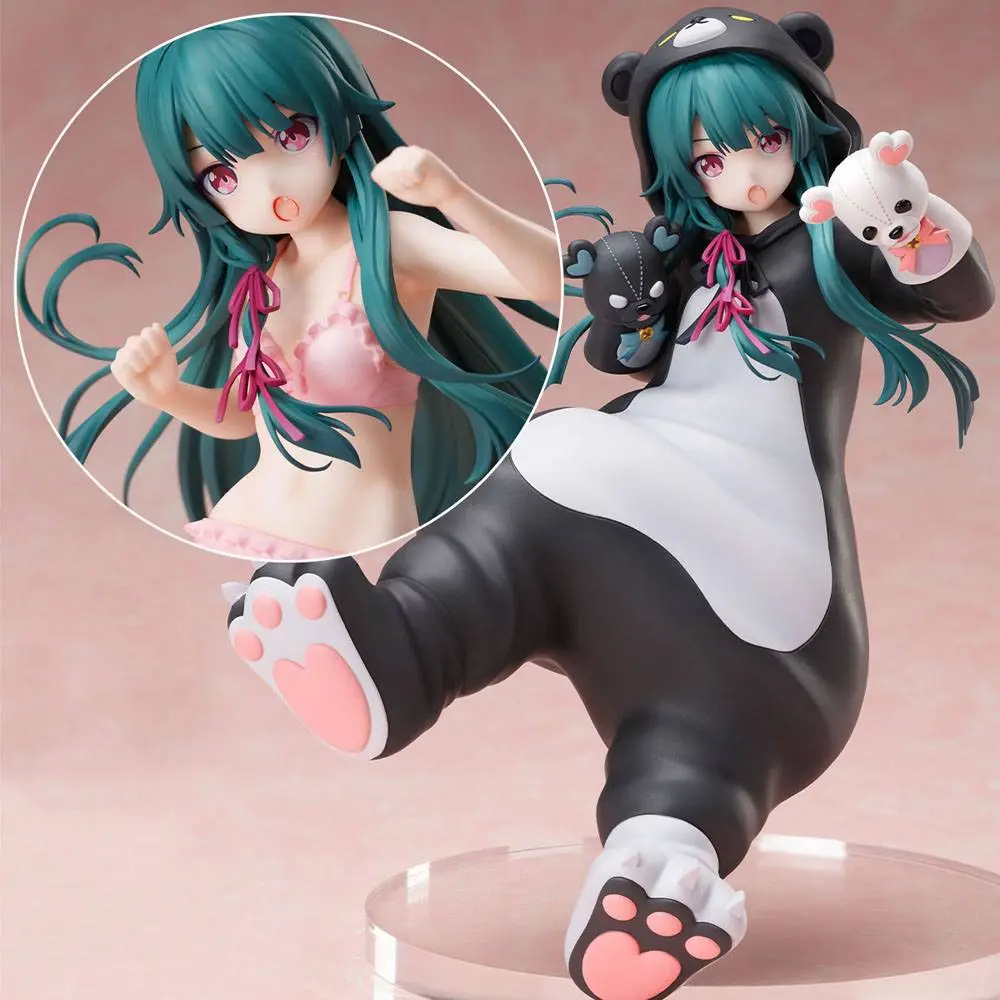 Kuma Kuma Kuma Bear 1/7 Yuna PVC szobor figura 22 cm termékfotó