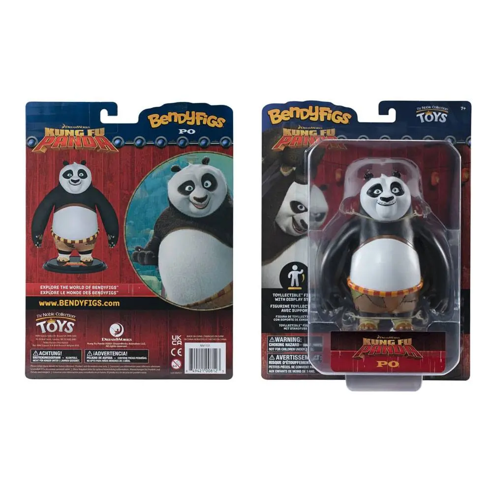 Kung Fu Panda Bendyfigs Bendable Po Ping figura 15 cm termékfotó