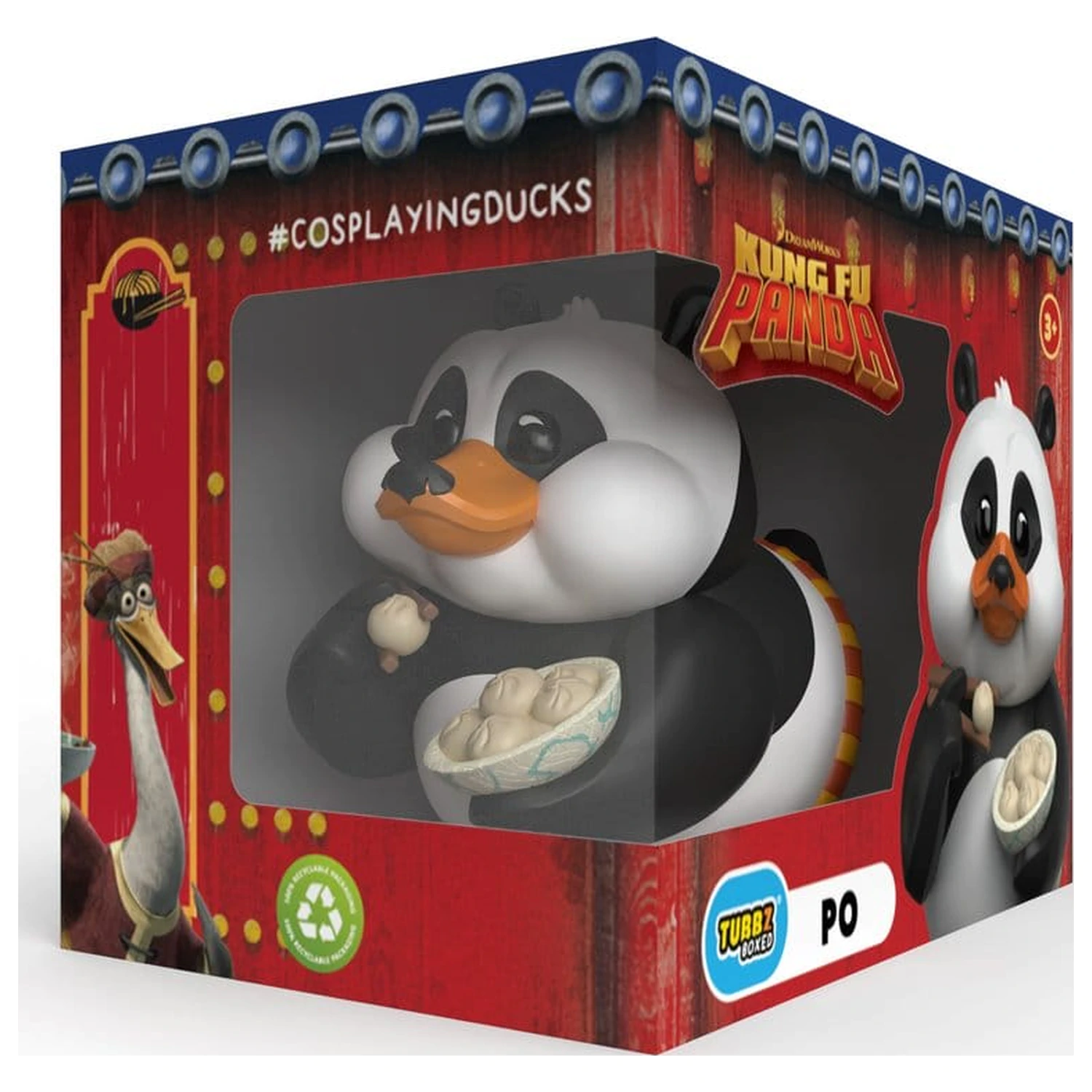 Kung Fu Panda Tubbz PVC figura Po termékfotó