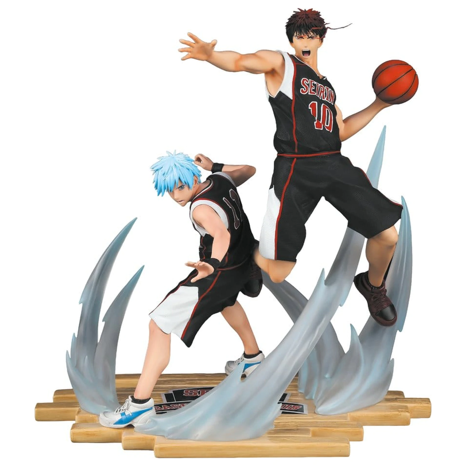 Kuroko's Basket 1/6 Tetsuya Kuroko & Taiga Kagami Black Jersey Edition gyanta szobor figura 41 cm termékfotó